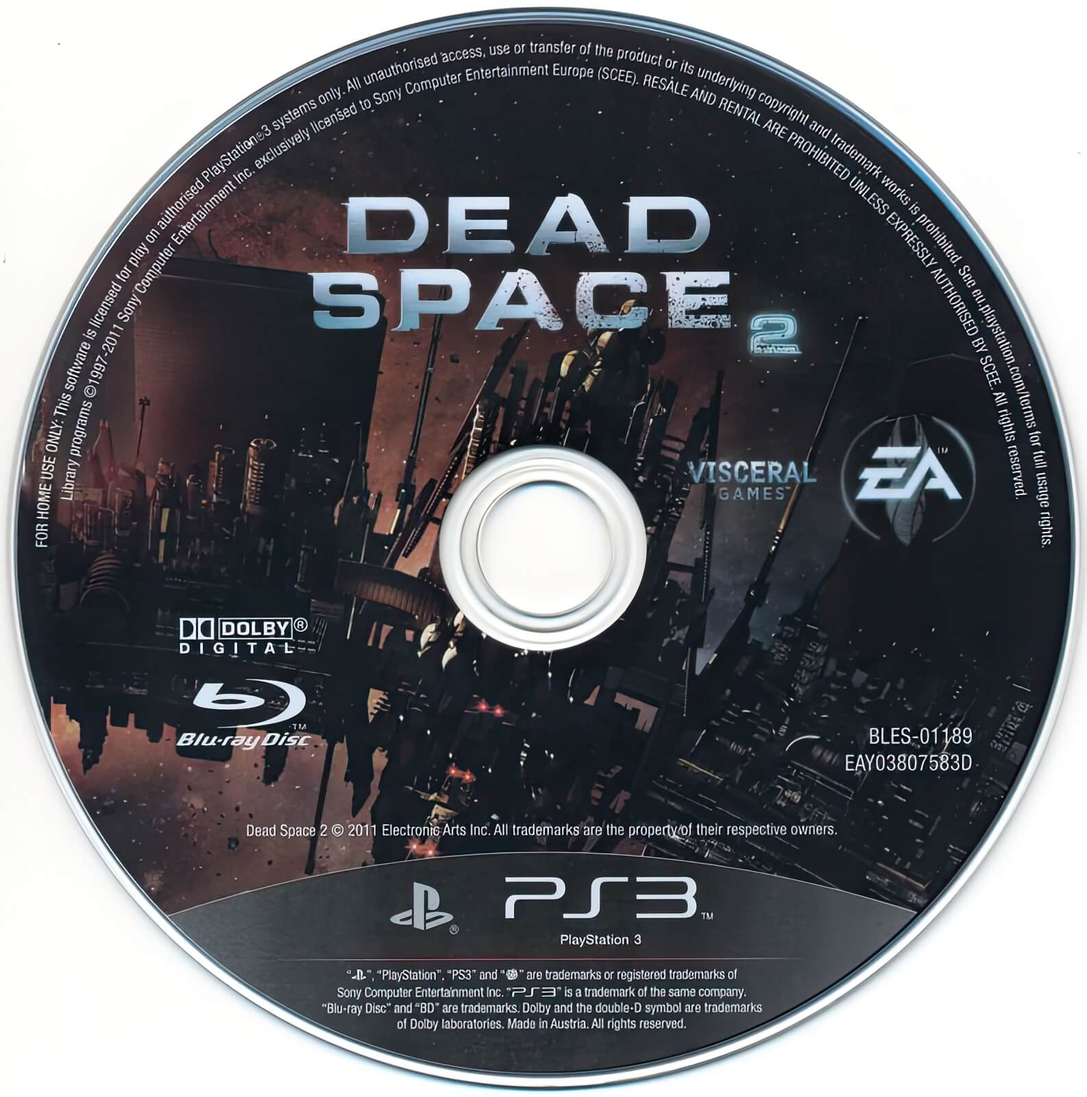 Лицензионный диск Dead Space 2 для PlayStation 3